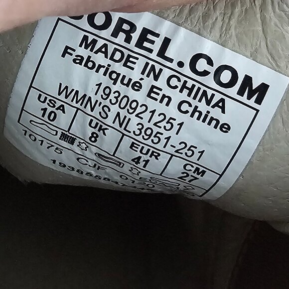 Sorel Joan Uptown Light Tan Chelsea Wedge Boots Suede Bootie 10 - Picture 11 of 12